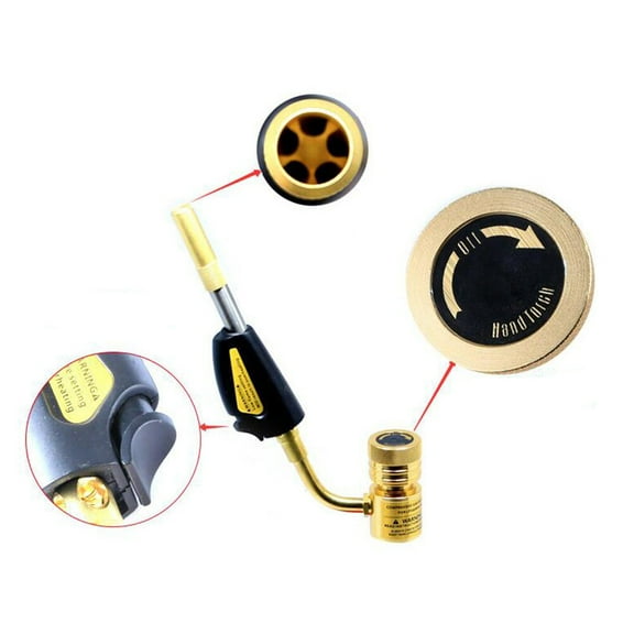 Adjustable Flame Welding Tool Commercial Fuel Gas High Temperature Torch Kit Small Propane Miniature