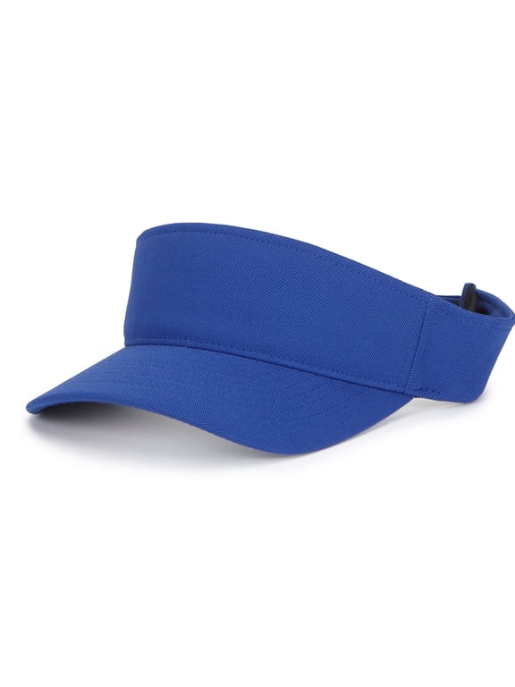 Adjustable Flexfit 110 Cool & Dry Mini Piqu Visor - Royal - Os , Y8110 , ROYAL , One Size