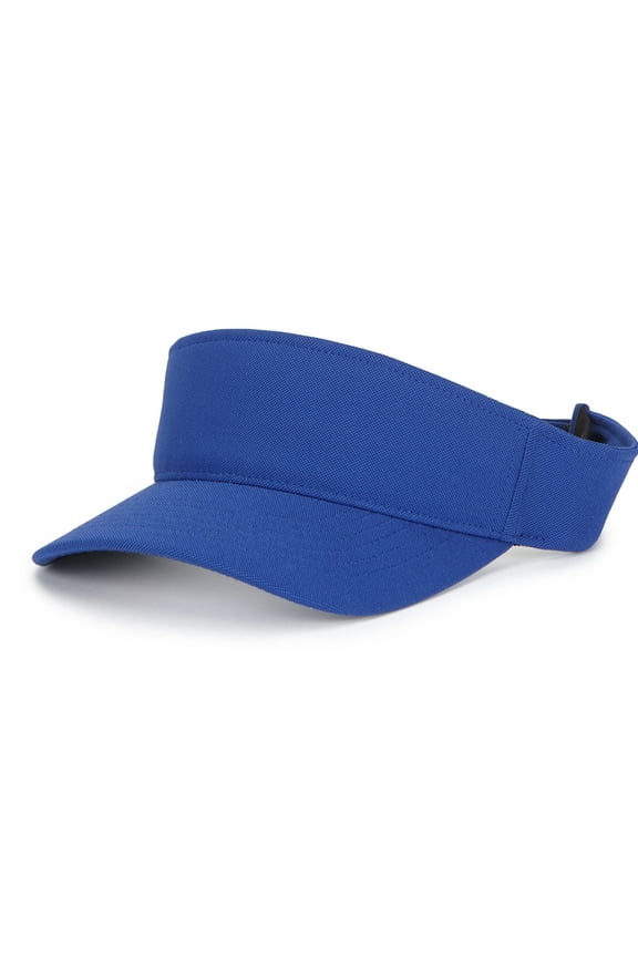 Adjustable Flexfit 110 Cool & Dry Mini Piqu Visor - Royal - Os , Y8110 , ROYAL , One Size