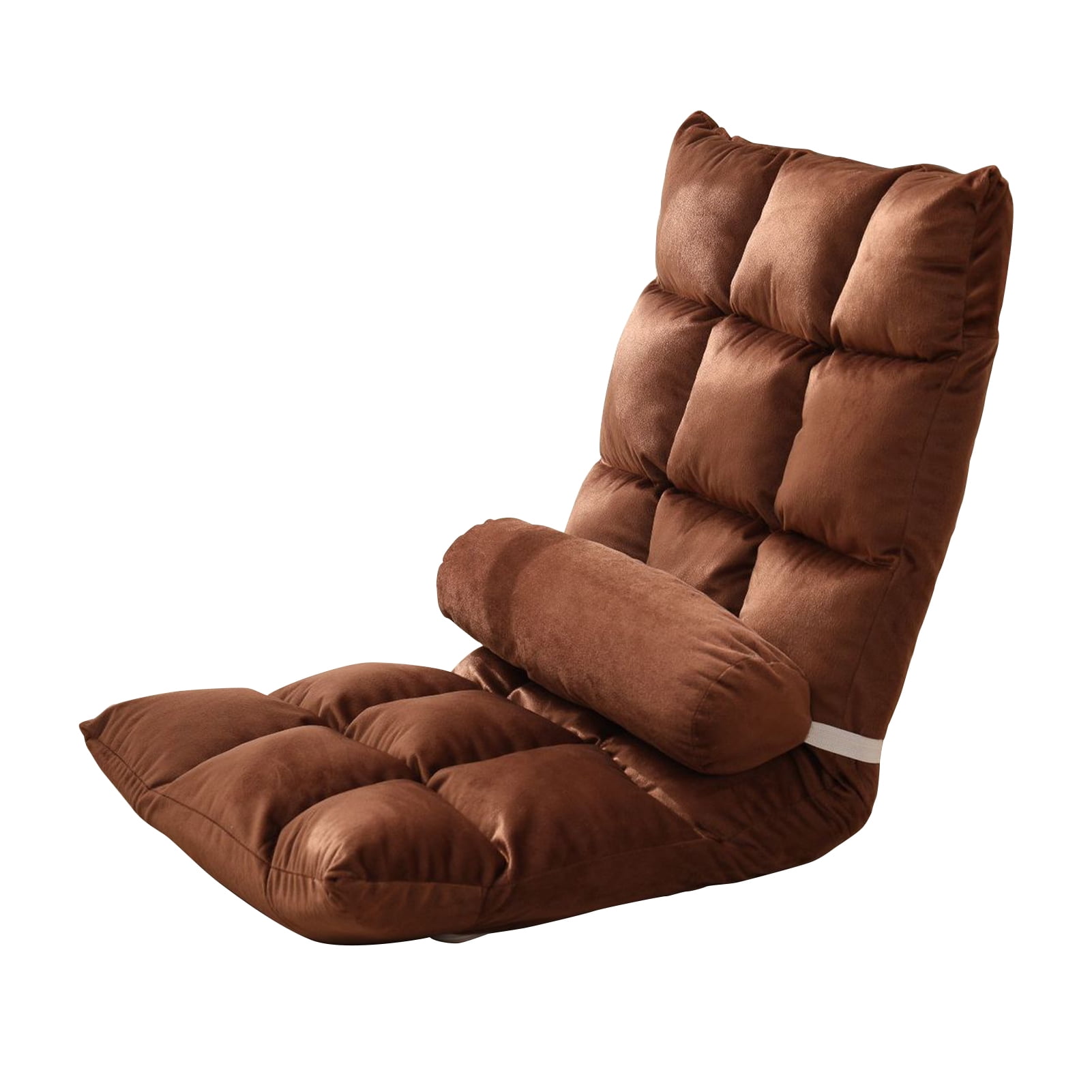 Adjustable Floor Chair with Lumbar Pillow, Lazy Floor Gaming Chair
