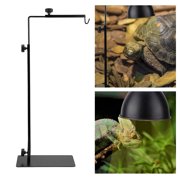 Adjustable Floor Light Stand Bracket for Reptile Heating Lamp Small Climbing Pet Reptile Lamp Stand Floor Light Lamp Stand Adjustable Glass Container Reptile Lamp Stand Heat Lamp Stand