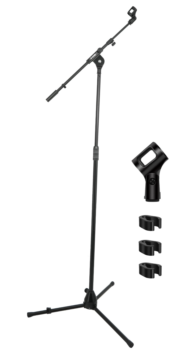 5Core Microphone Stand Floor Adjustable 82" w Metal Boom Arm