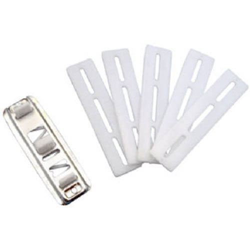 Adjustable Floor Mount Guide and Carpet Riser, 1/8 in. Tall x 5 in. Length, Plastic/Steel