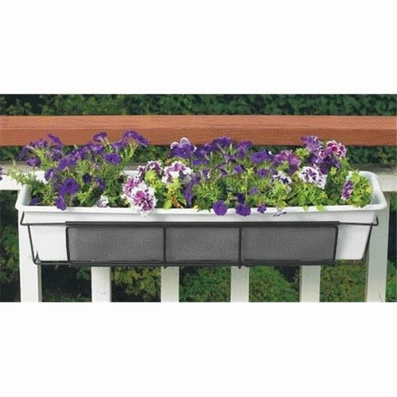Adjustable Flower Box Holder- Black 24-36 Inch - F-2436-B