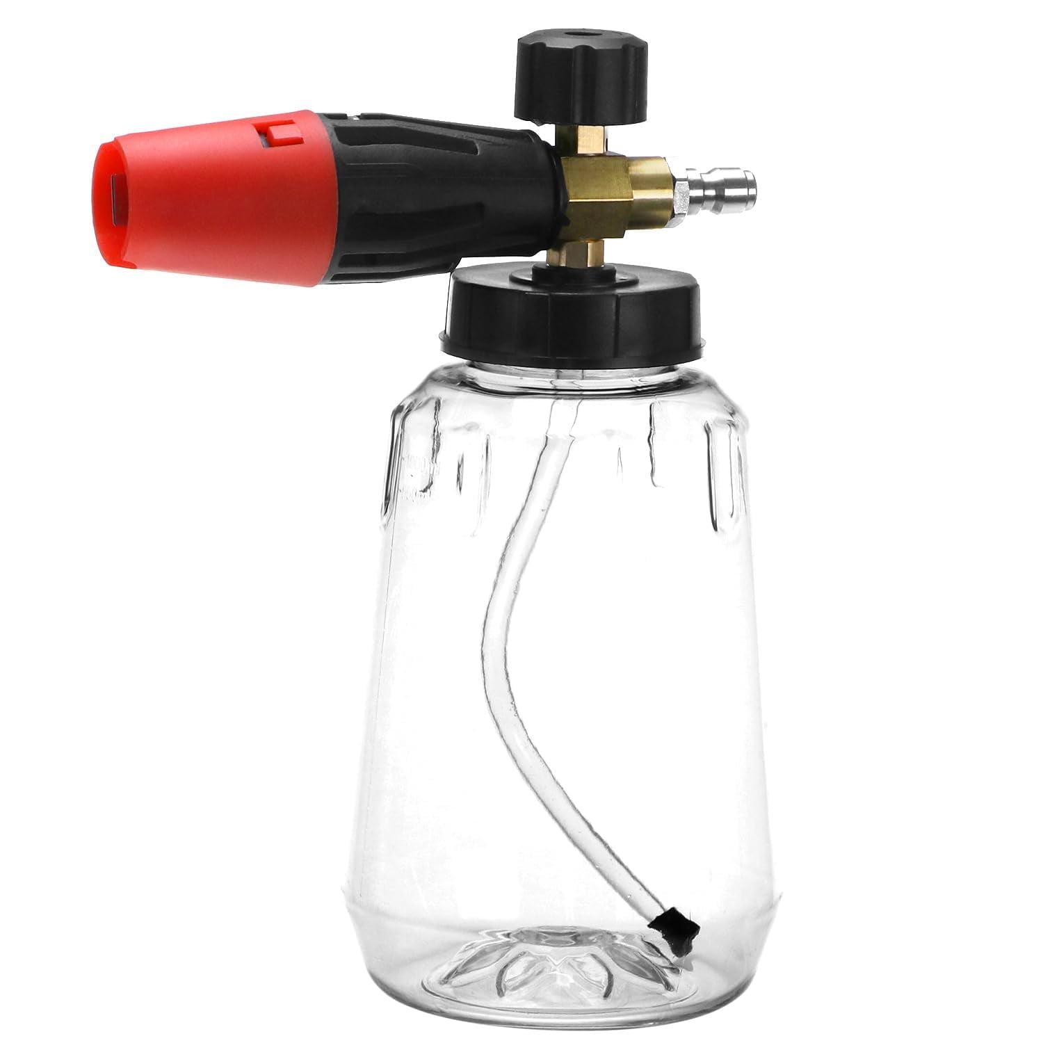 Adjustable Foam Cannon Snow Foam Lance - 1 Liter Capacity, 4000 PSI, Car Foam Blaster with 1/4" Quick Connector