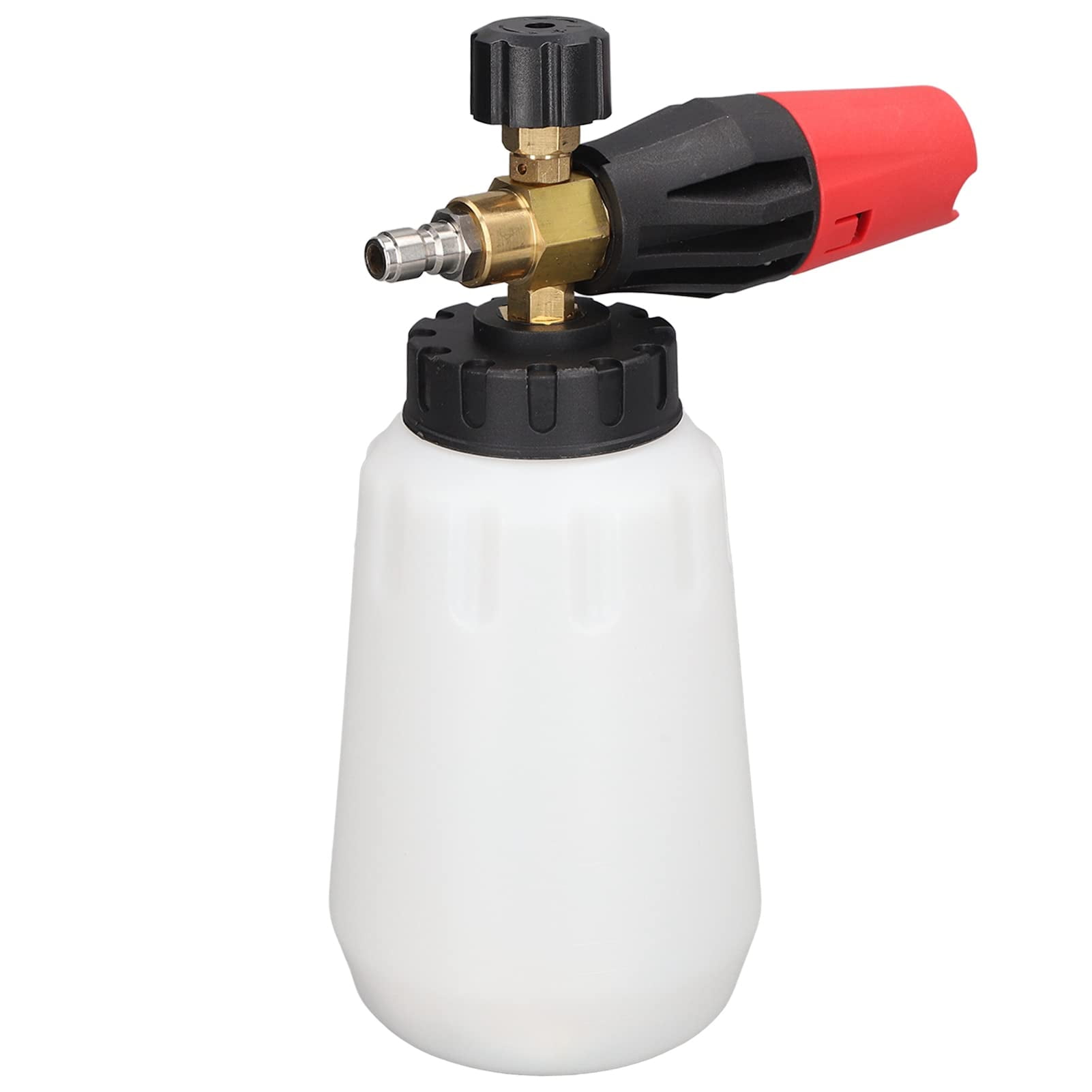 Adjustable Foam Cannon Snow Foam Lance - 1 Liter Capacity, 4000 PSI, Car Foam Blaster with 1/4" Quick Connector