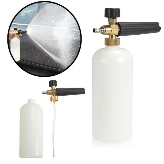 Adjustable Foam Cannon Snow Lance Foam Sprayer Bottle For Pressure Washer Gun Jet Car Wash 1/4"