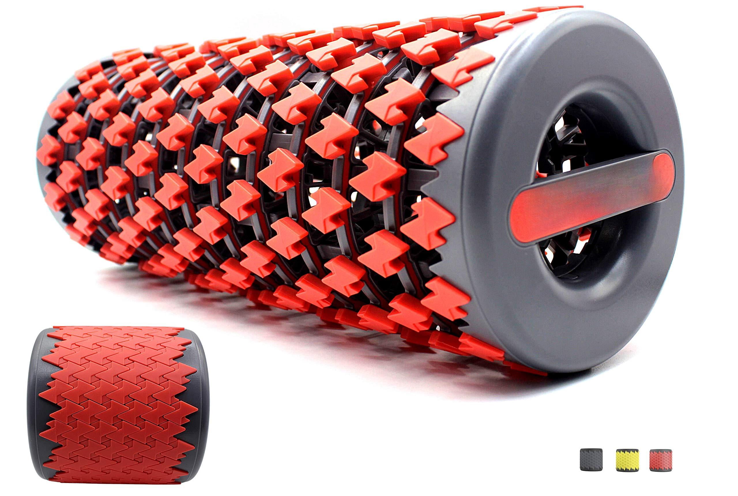 Adjustable  Foam Roller Equipment For Tissues | Massage Rollers Maximum Tension High Density Deep Tissue Thigh Arms (red)