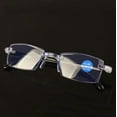 thumbnail image 1 of Focus Reading Glasses with Blue Light Filter, Spring Hinges & Soft Nose Pads for Computer, Phone, and Book Reading, Magnification +1.0 to +3.5, Lightweight TR90 Frame for Men and Women, 1 of 5