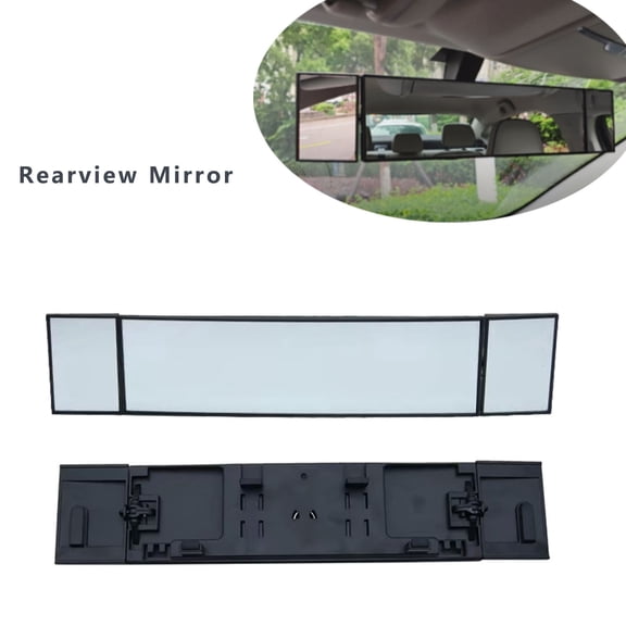 Adjustable Fold Curved Surface with Wide Field of View Auxiliary Rearview Mirror Wide Angle Assistance Blind Spot Universal Car Rear Mirror
