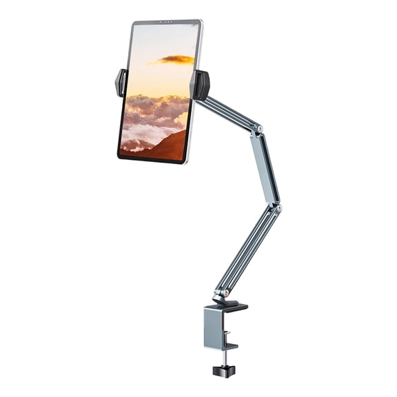 Adjustable Foldable Aluminum Alloy Tablets Stand Holder With 360 Degree Rotation And Universals Compatibility For 4 To 13Inch Devices