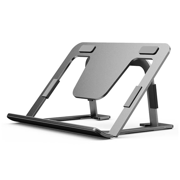 Adjustable & Foldable Aluminum Notebook Holder Sleek Tablet Stand Sturdy Holder