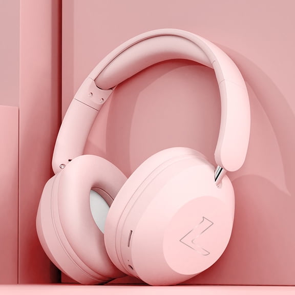 Adjustable Foldable Bluetooth Headphones, Low Latency Gaming Audio Headphones, Panoramic Spatial Sound Over Ear Gear, Clear Call Mic Wireless Headset, for Gaming Movie Daily Use