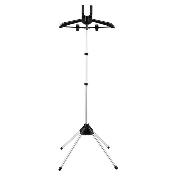 Adjustable Foldable Garment Clothes Drying Rack, Handheld Hanging Ironing Machine Hanger