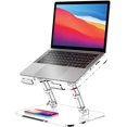 thumbnail image 1 of Adjustable Foldable Laptop Stand, Portable Ergonomic Computer Stand for Laptop, Compatible with 10 to 15.6 Inches Notebook Computers, 1 of 7