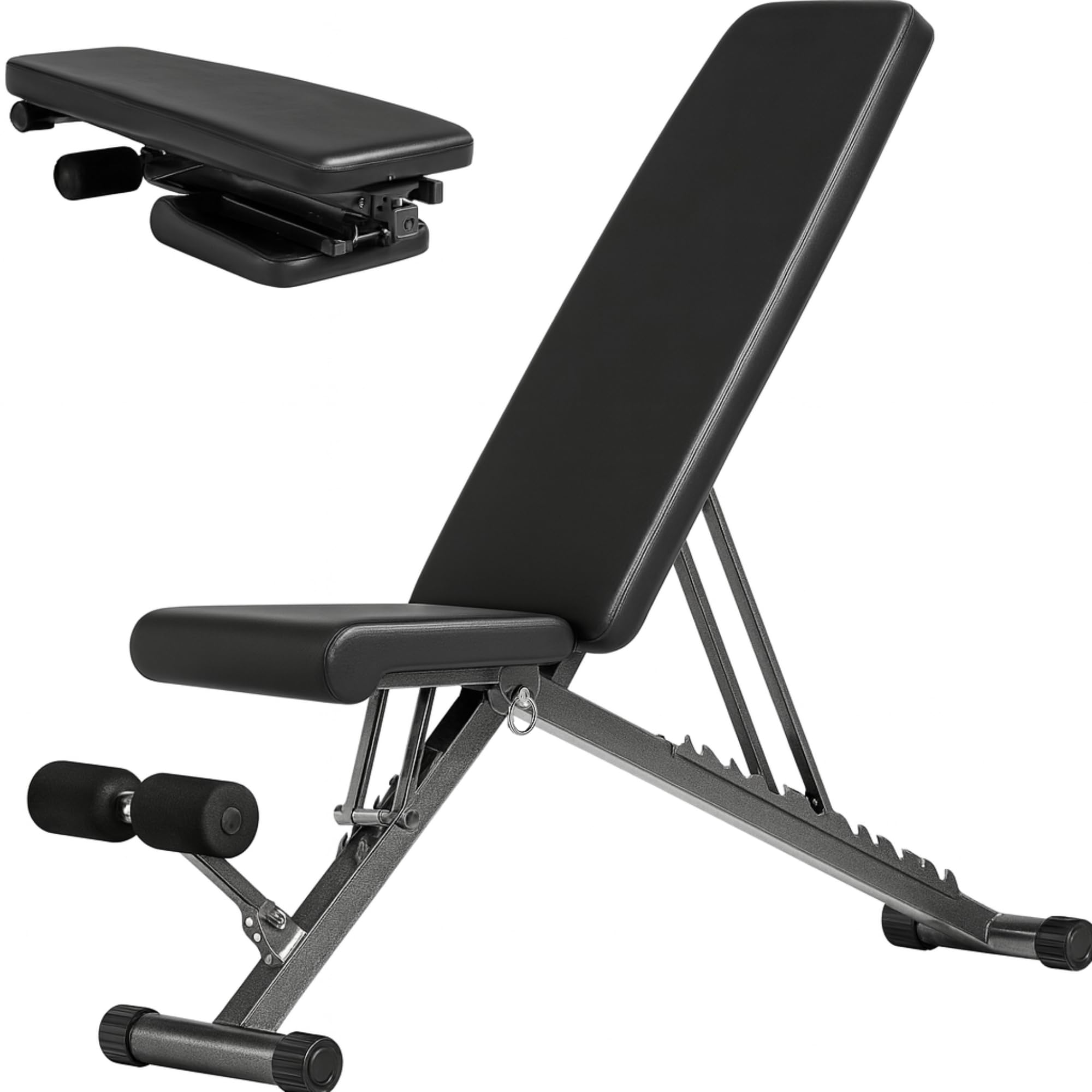 Adjustable Foldable Portable Weight Bench for Home Gym,700-800LBS Flat ...