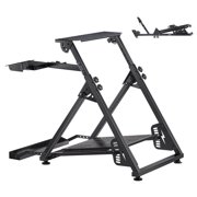 Racing Wheel Stand, Adjustable & Foldable Simulator Stand for Logitech G923 G920 G29 G27, Thrustmaster T300RS TX F458 T500RS T3PA-PROF1/GT Gaming Cockpit,Pedals Simulator NOT Included