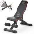 thumbnail image 1 of Adjustable/Foldable Weight Bench, 660LBS Home Gym Workout Bench Lifting Sit-up Exercise Bench for Bench Press, 1 of 7