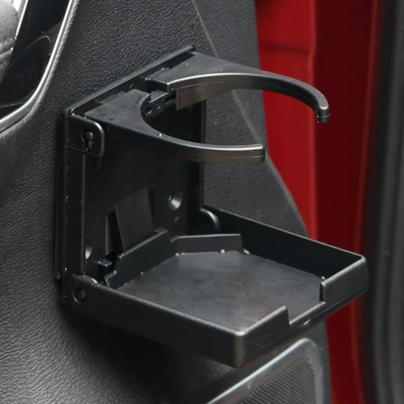 Adjustable Folding Drink Cup Holder with Screws,Fit Most Size Mugs Bottle Wall Cup Holder Car Water Bottle Holder for Trucks,Rvs,Vans,Boats,Campers,Caravans