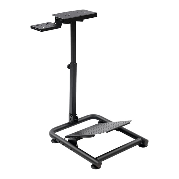 Adjustable Folding Racing Wheel Stand, Steering Wheel Simulator Cockpit with Wide Compatibility No Pedal/Shifter Included