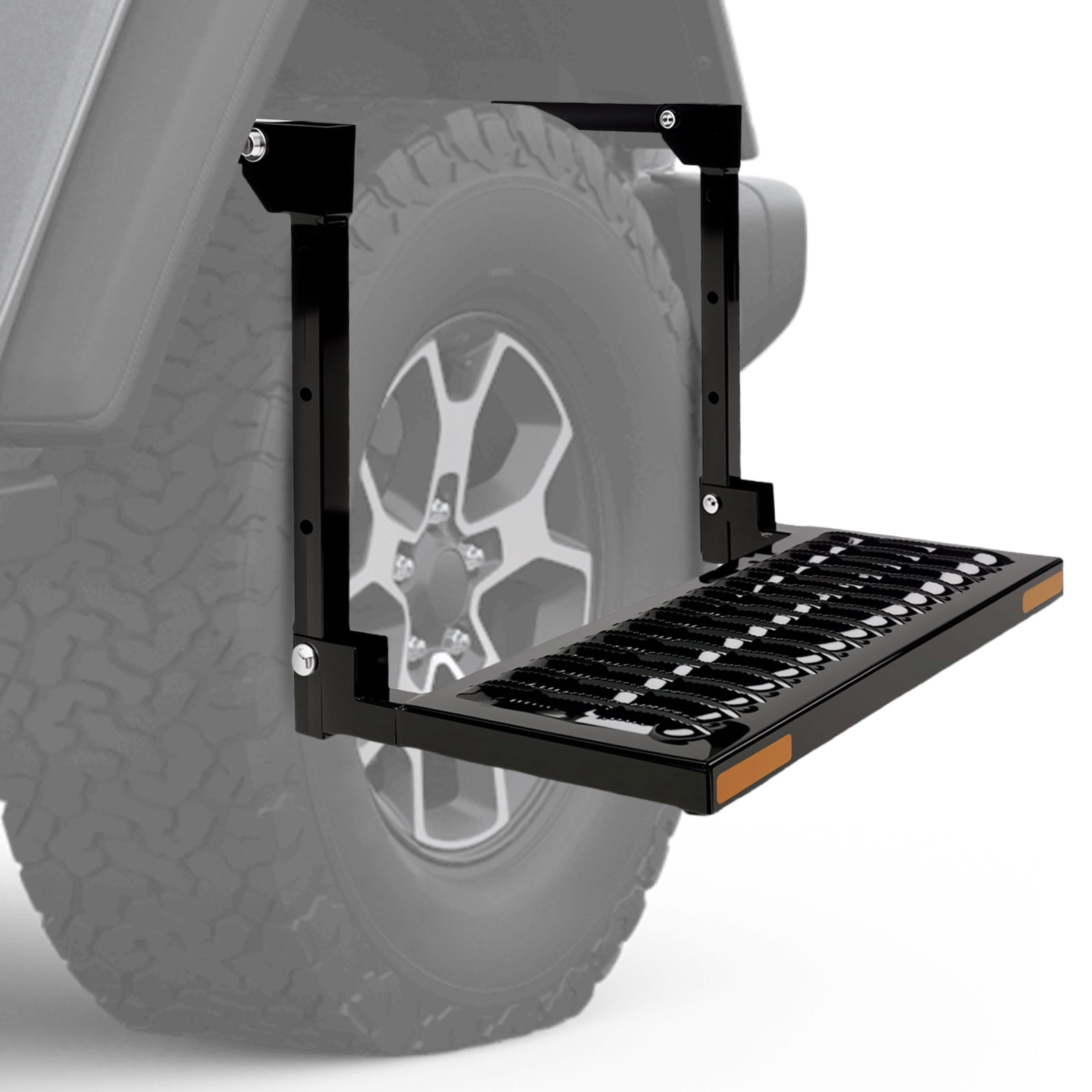 Folding Heavy Duty Tire Step for Truck, SUV and RV Adjustable Tire ...