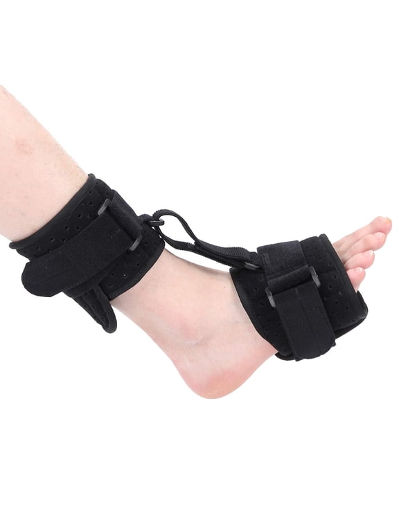 Adjustable Foot & Ankle Support Brace for Men Women, Breathable Open Heel Foot Stabilizer with Straps, Comfort Foot Wrap for Walking Daily Wear, Fits Most Lace-up Shoes & Sneakers