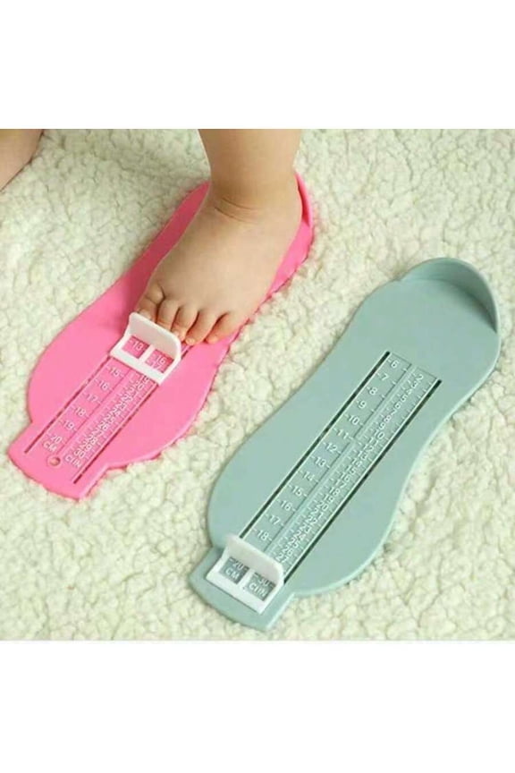 Adjustable Foot Measuring Device For Measuring Shoe Size Sturdy Metal And PVC Structure Dual Scale Precisely Measures Foot Dimensions