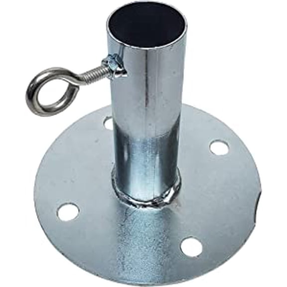 Adjustable Foot Pad For Canopy Pole (Galvanized Steel) (FITS 3/4" POLE)