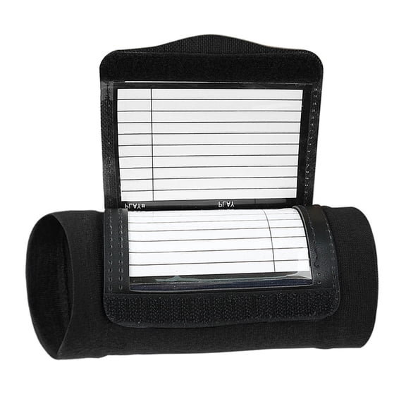 Adjustable Football Quarterback Play Wristbands Football Card Holder Wristbands for Teen Adult Tackle Touch Football