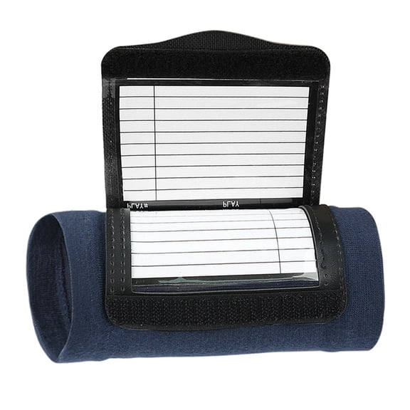 Adjustable Football Wristband Quarterback Card Holder Wristband with 2 Pocket for Football Baseball Softball