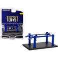thumbnail image 1 of Adjustable Four-Post Lift Blue "Four-Post Lifts" Series 1 1/64 Diecast Model by Greenlight, 1 of 3
