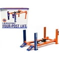 thumbnail image 1 of Adjustable Four Post Lift Orange and Blue Union 76 for 1/18 Scale Diecast Model Cars by Greenlight, 1 of 4