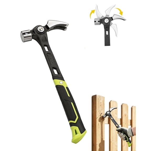 Adjustable Framing Hammer Claw Nail Puller with Magnetic Nail Holder1PCHome Repair & Workshop Tasks(Z)
