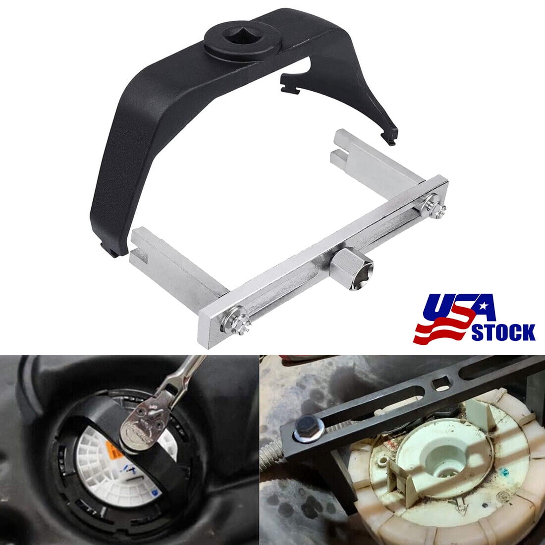 Adjustable Fuel Pump Module Spanner Wrench + Universal Tank Lock Ring ...