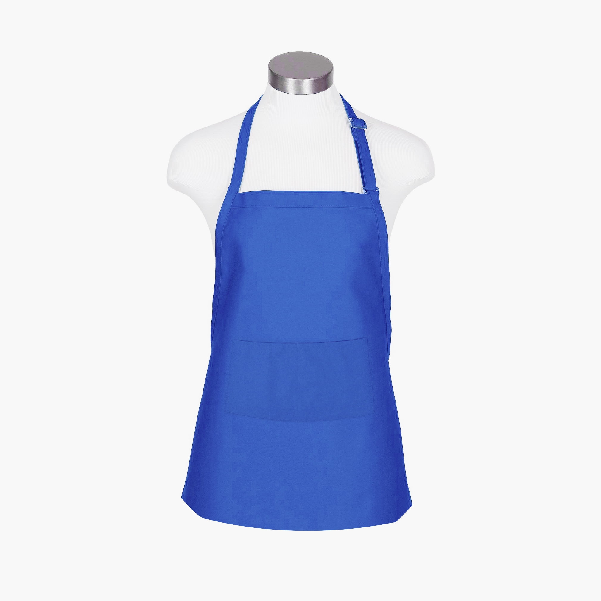 Adjustable Full Size Bib Apron with 2 Pockets Cooking  for Chef, Servers, Bar Tenders, Waiters, Waitress, Barbers, Gardener, Craftsmen, Decorators, Beauticians, Work Apron Unisex, Adult