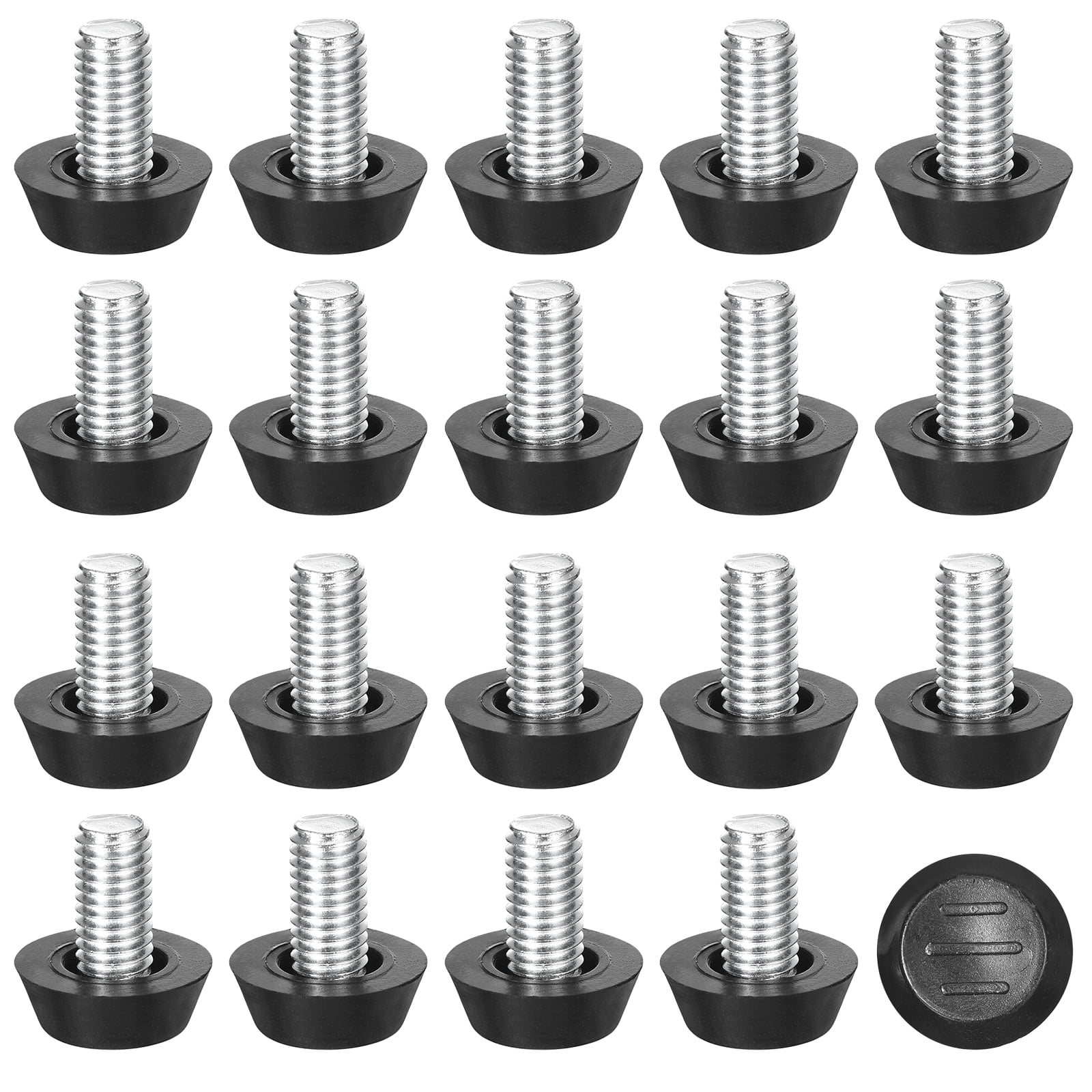 Adjustable Furniture Levelers, 20Pack M8x15mm Furniture Leveling Leg ...