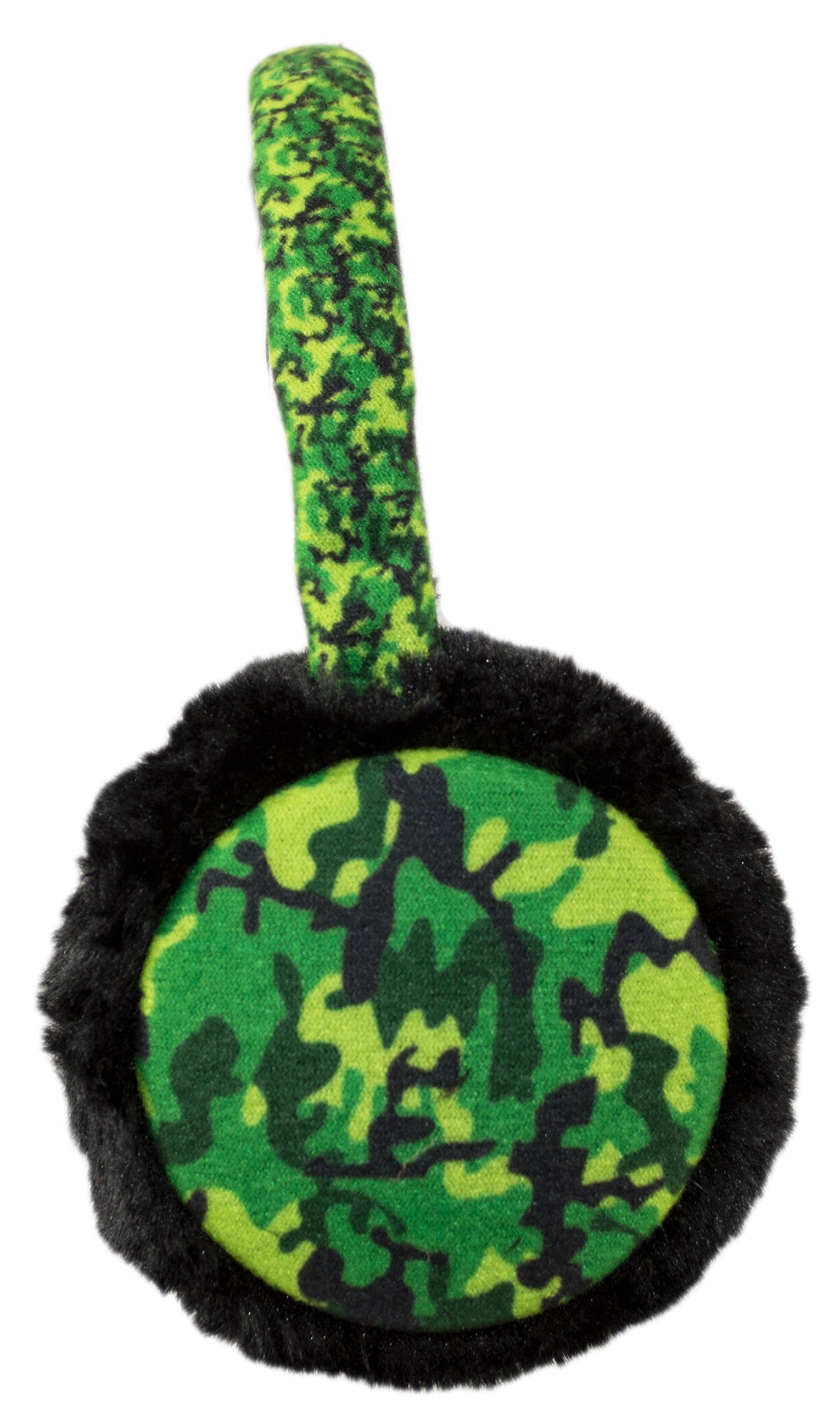 Adjustable Fuzzy Ear Muffs Kids, Winter Camo Earmuffs Warmer for Boys