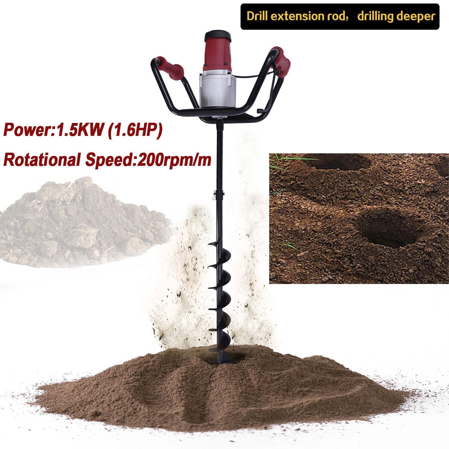 1.5 inch sale earth auger bit