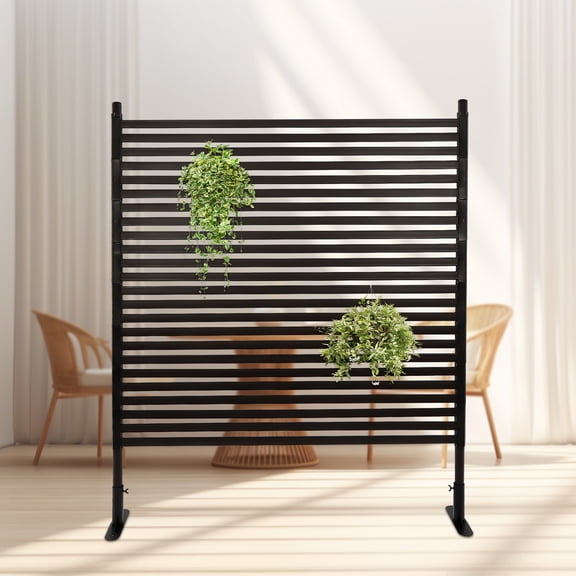 Adjustable Garden Screen, 30cm Height Range, Plastic Clip System, 10kg Weight Capacity, Wind-Resistant for Backyards/Pools