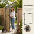 Adjustable Gate Building Kit, fits 36 to 60 in wide openings, works ...