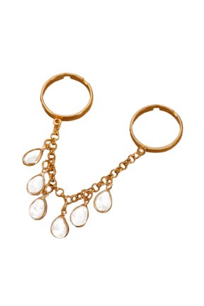 Adjustable Geometric Fringe Rings Open Design Alloy Jewelry for Parties & Daily Wear Fashion Accessories
