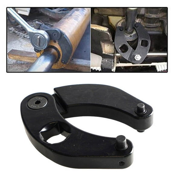 Adjustable Gland Nut Wrench for Hydraulic Cylinders 2 Inch to 6 Inch Fitment with Steel Construction for Farm and Construction Equipment