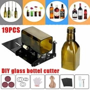 Tzdxfgl Adjustable Glass Bottle Cutter Kit Stainless Steel Square Round Glass Bottle Cutting Machine Set