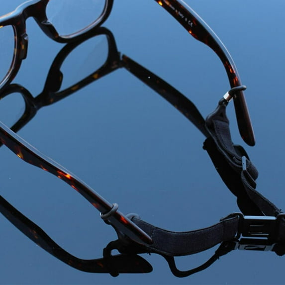 Adjustable Glasses Strap,Universal Fit Rope Eyewear Retainer,Non-slip Elastic Polyester Buckle Design for Men Women