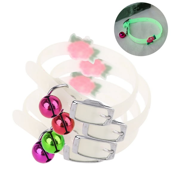 Adjustable Glow at Night Pet Collars Dogs Cats Light Luminous Necklace