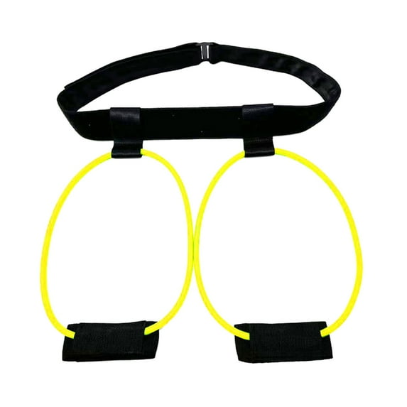Adjustable Glute and Leg Resistance Belt for Strength Training, Home Gym, Fitness, Yoga, Pilates, and Physical Therapy with Foot Loops and Secure Comfort