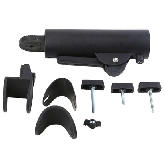 Adjustable Golf Cart Stand Push Pull Bike Cart Umbrella Clip Mounting Attachment