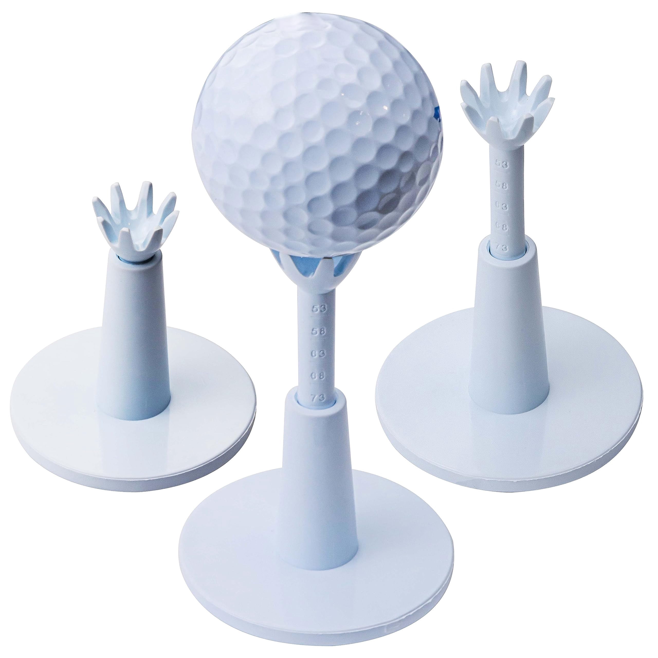 Adjustable Golf Tees for Driving Range, Rubber Golf Tees for Consistent ...