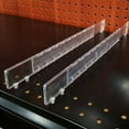 thumbnail image 1 of Adjustable Gondola Shelf Dividers, Retracting Item Organizer for Shelves 14" to 22" D, 50 Pack, 1 of 6