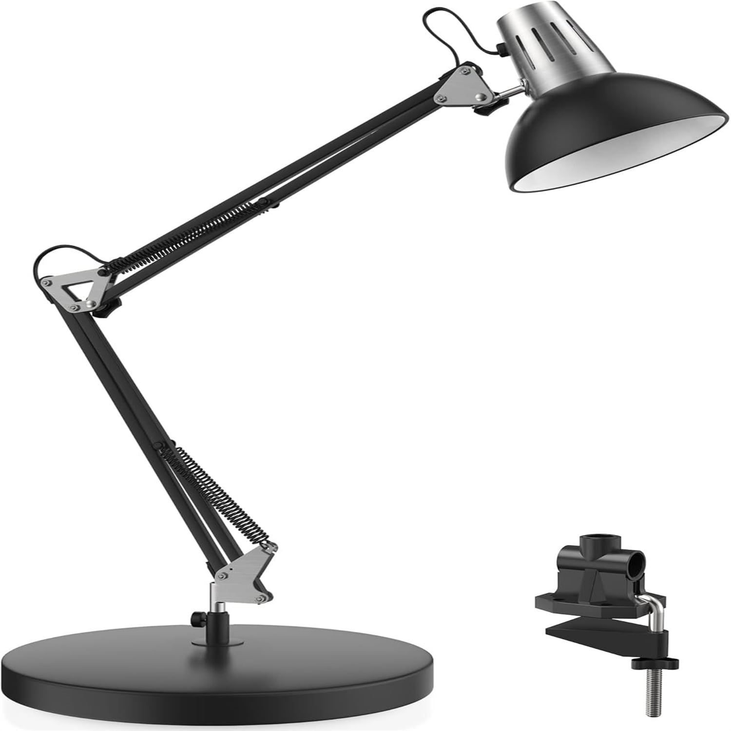 Adjustable Goose Neck Architect Table Lamp with On/Off Switch, Swing ...